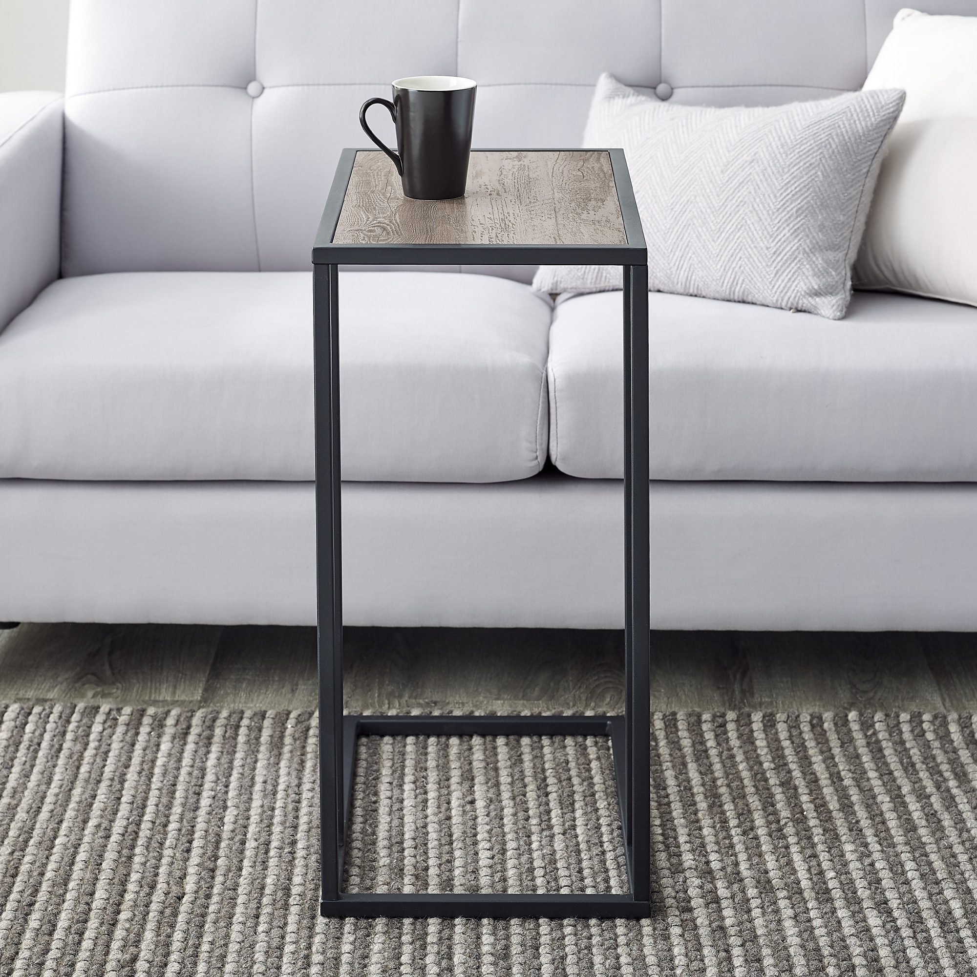 Modern End C Table - Grey Wash - Image 5