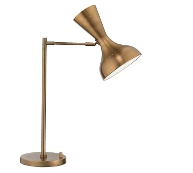 Parsons Task Lamp, Antique Brass - Image 3