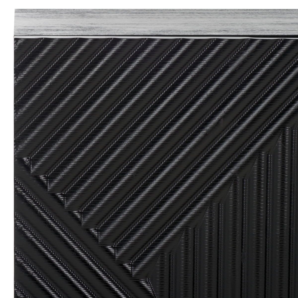 Hewitt Wood Sideboard - Black - Image 3