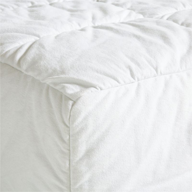 Mellow Slipcovered Ottoman by Leanne Ford - Image 5