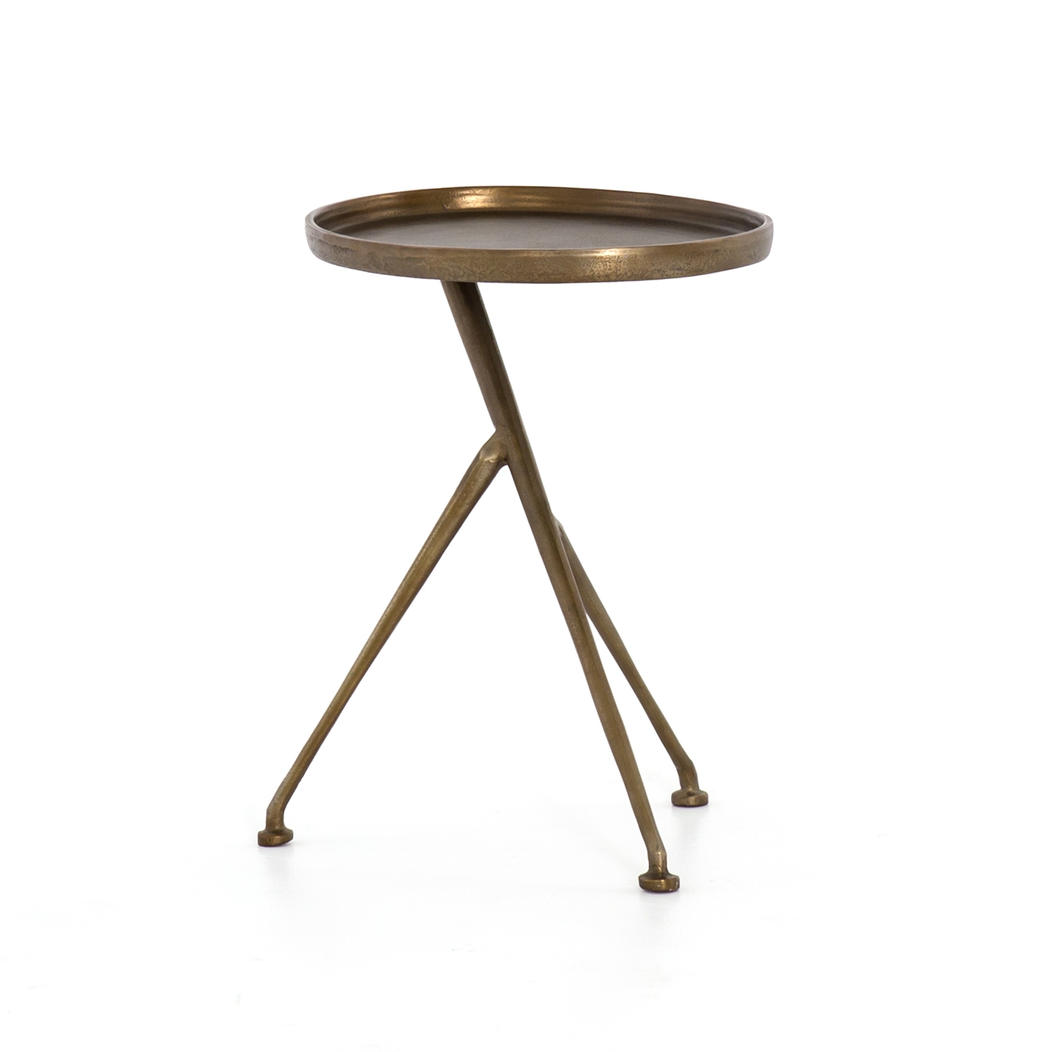 Schmidt Accent Table - Raw Antique Brass - Image 3