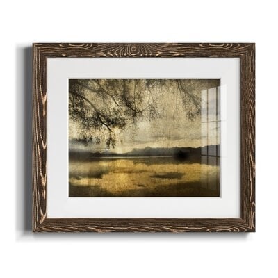 Golden Staffelsee Lake by J Paul - Picture Frame Graphic Art Print on Paper - Image 0