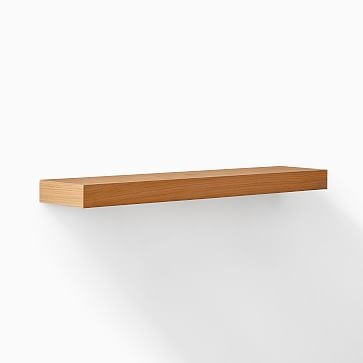 Volume (60"x 8"D) Floating Shelf, Oak - Image 3