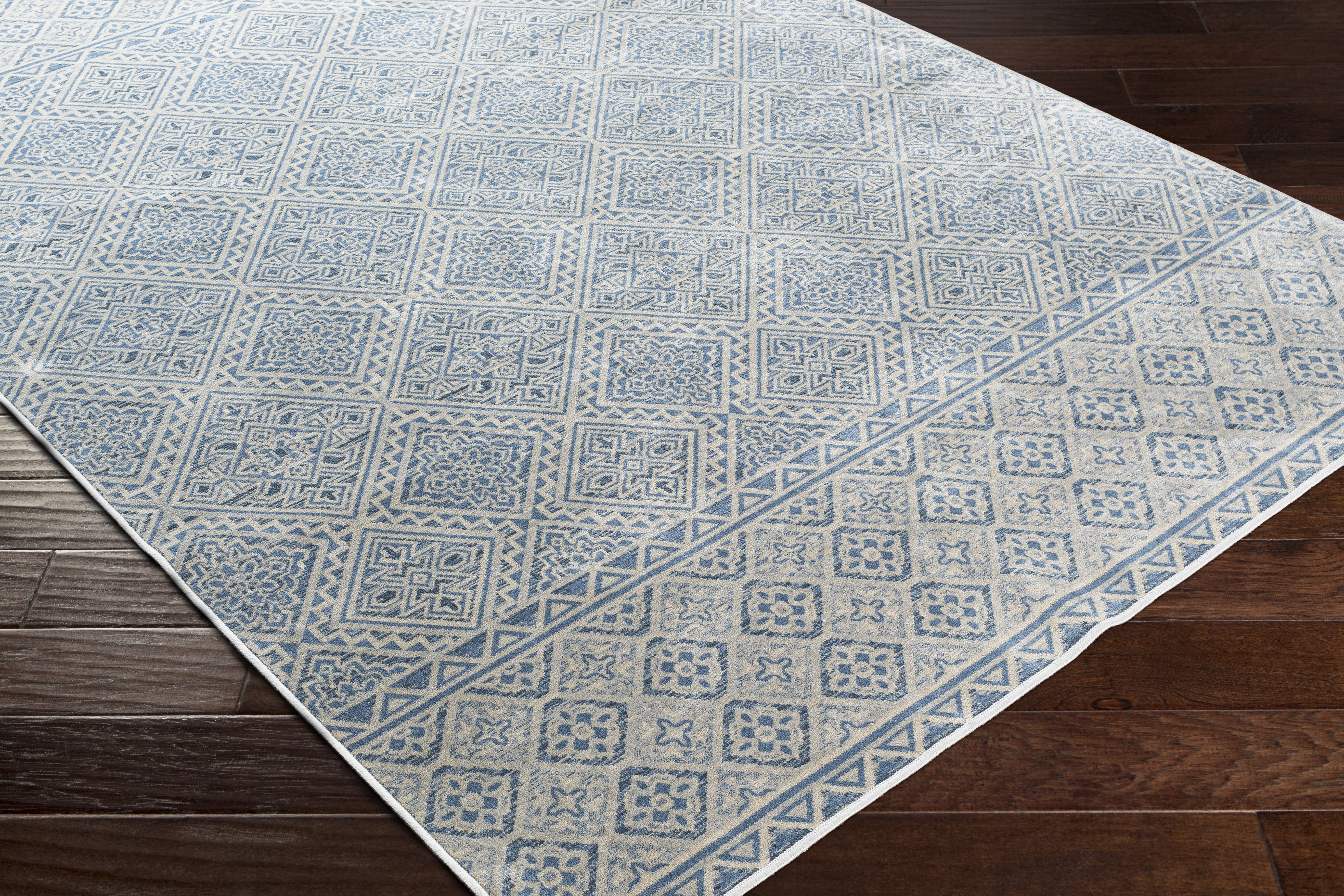 Luxembourg Rug, 7'10" x 10'10", Blue - Image 4