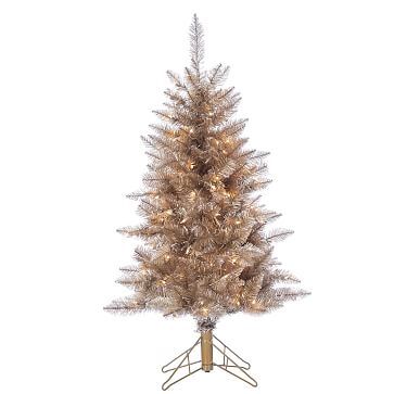 Faux Layered Fraiser Fir Tree, Rose Gold - Image 0
