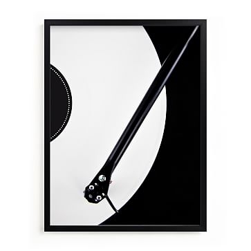 Minted Silent Disco, 18X24, Full Bleed Framed Print, Black Wood Frame - Image 0