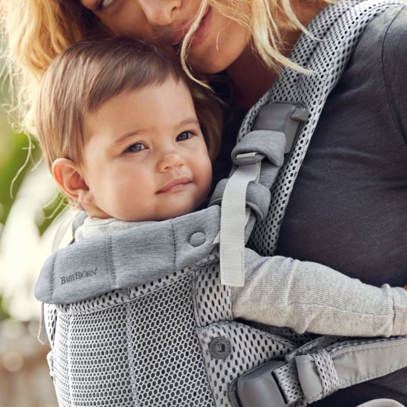 BABYBJÖRN ™ Silver Grey Harmony 3D Mesh Baby Carrier - Image 5