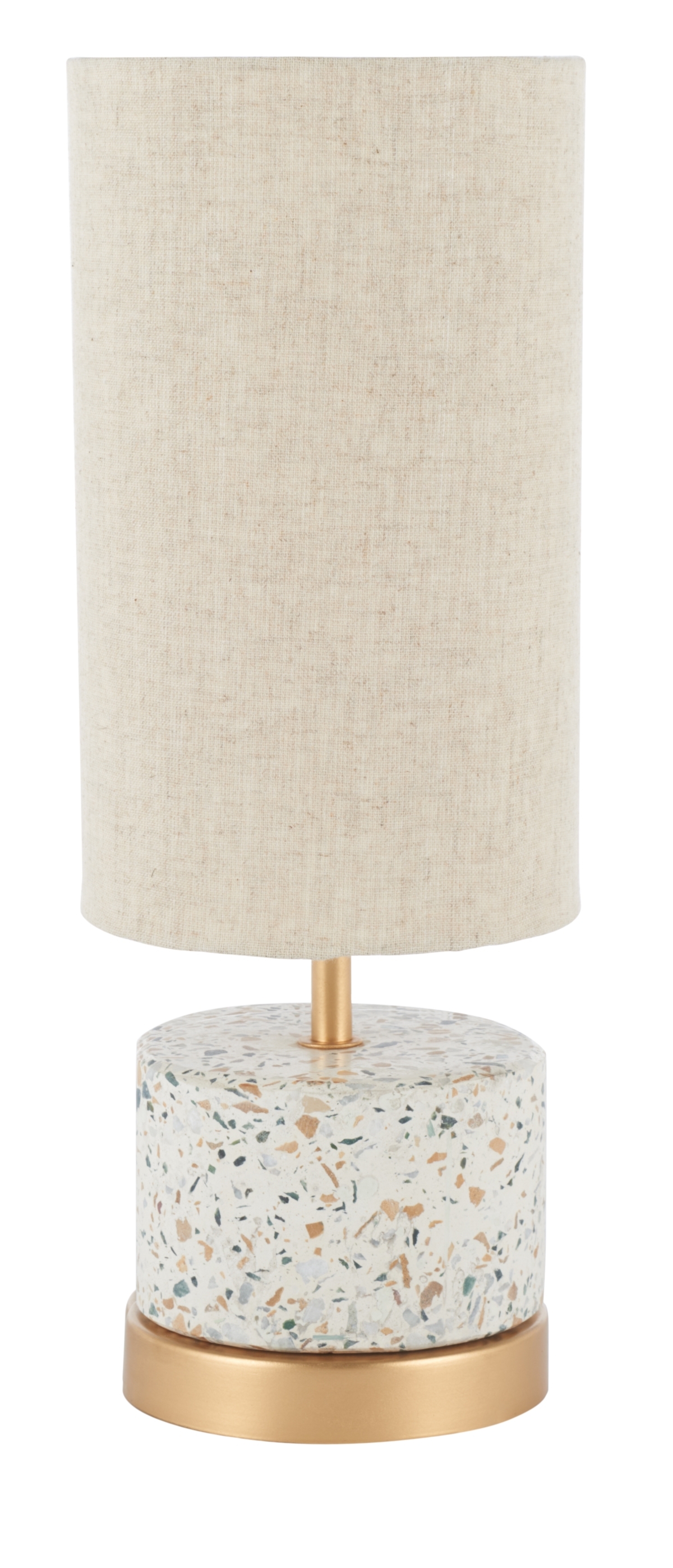 Laszlo 16.5" Table Lamp - Natural/Gold - Safavieh - Image 2