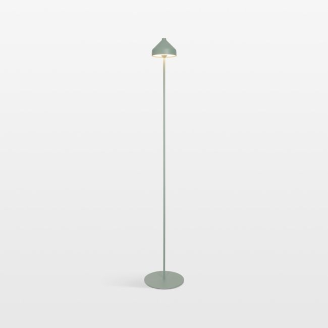 Amelie Pro Metal Floor Lamp Mint Green 47" by Zafferano America - Image 0
