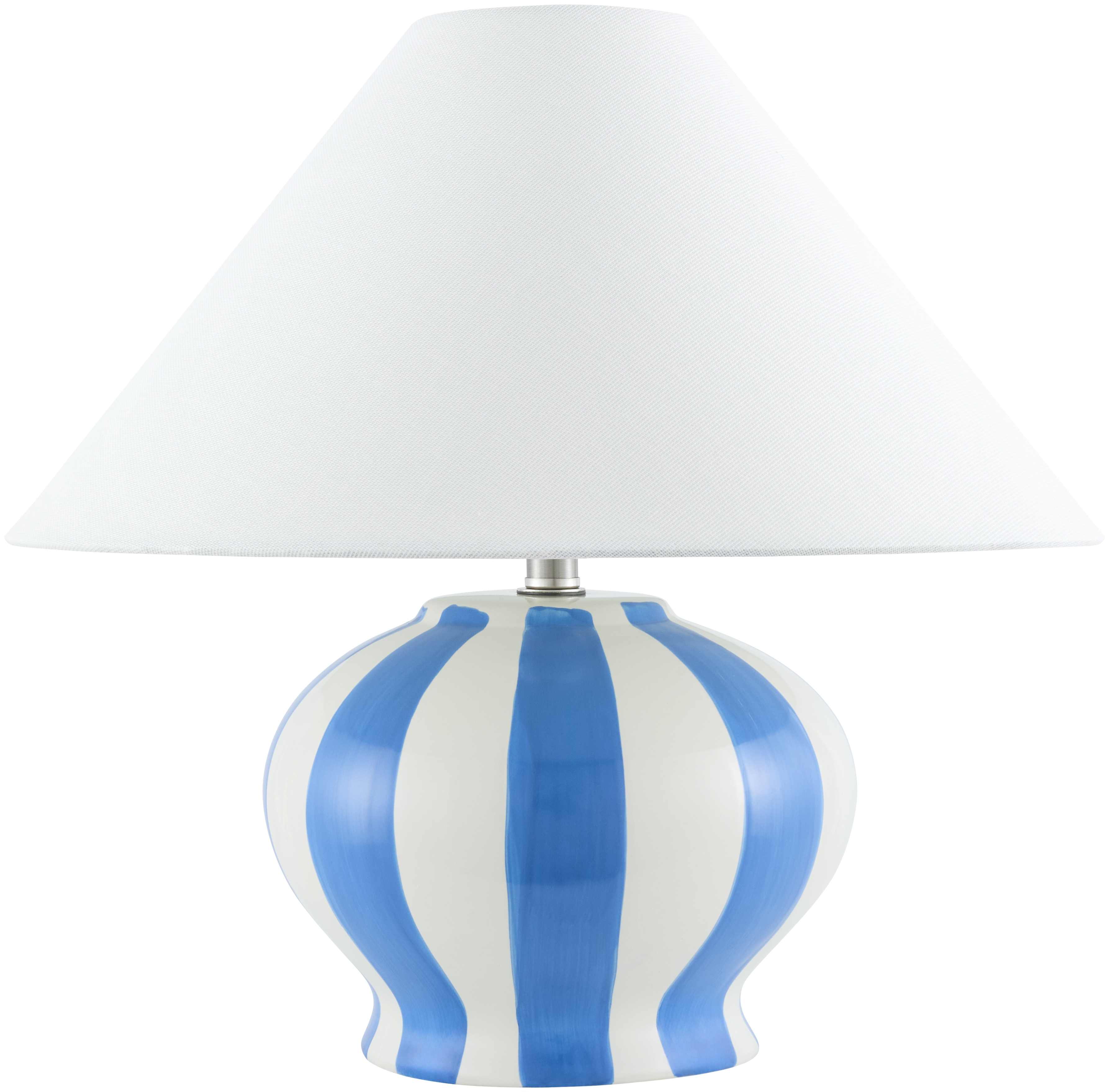Rethel  Glazed 15"H x 15"W x 15"D Accent Table Lamp - Image 0