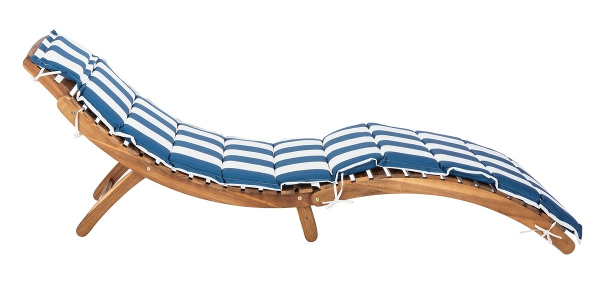 Pacifica 3 Piece Lounge Set - Natural/Navy Stripe - Safavieh - Image 5