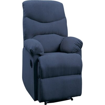 Arcadia Recliner Motion Reclining Function In Sage Microfiber For Living Room - Image 0