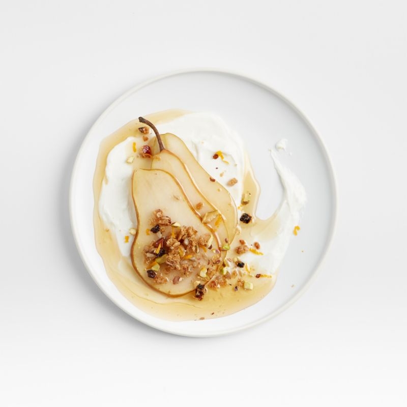 Tour White Porcelain Salad Plates, Set of 8 - Image 6