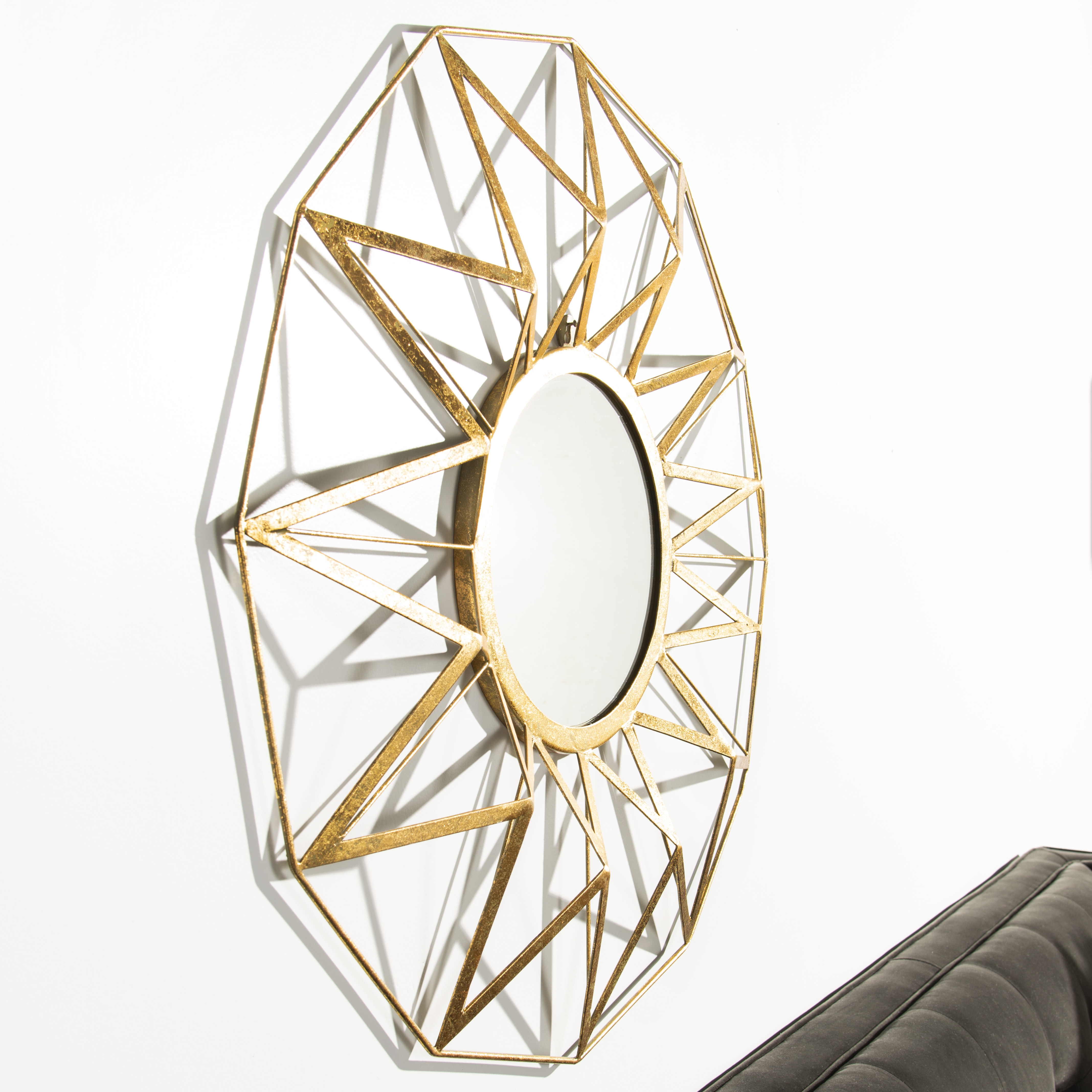 Kilburn Mirror - Gold Foil - Arlo Home - Image 2
