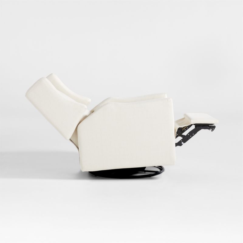 Babyletto Kiwi Cream Electronic Swivel Glider Power Recliner Nursery Chair - Image 1
