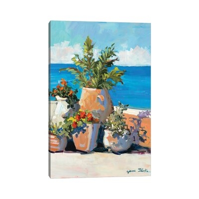 Coastal Greenery by Jane Slivka - Wrapped Canvas Gallery-Wrapped Canvas Giclée - Image 0