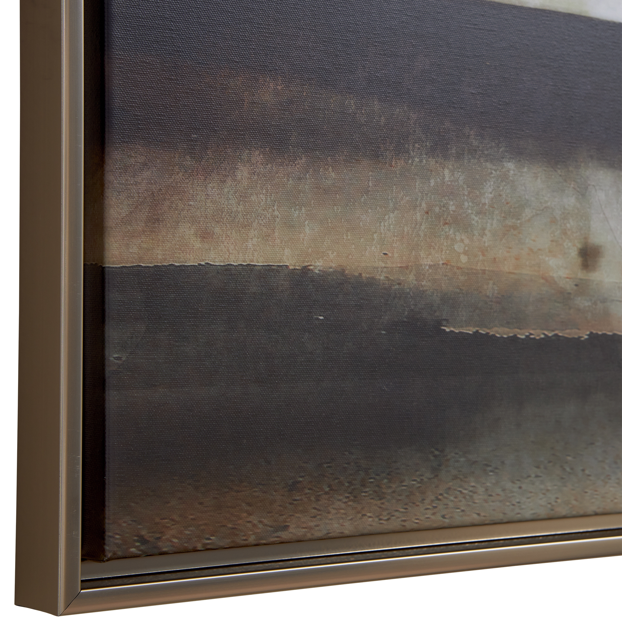 Splash Of Land Framed Canvas - Image 3