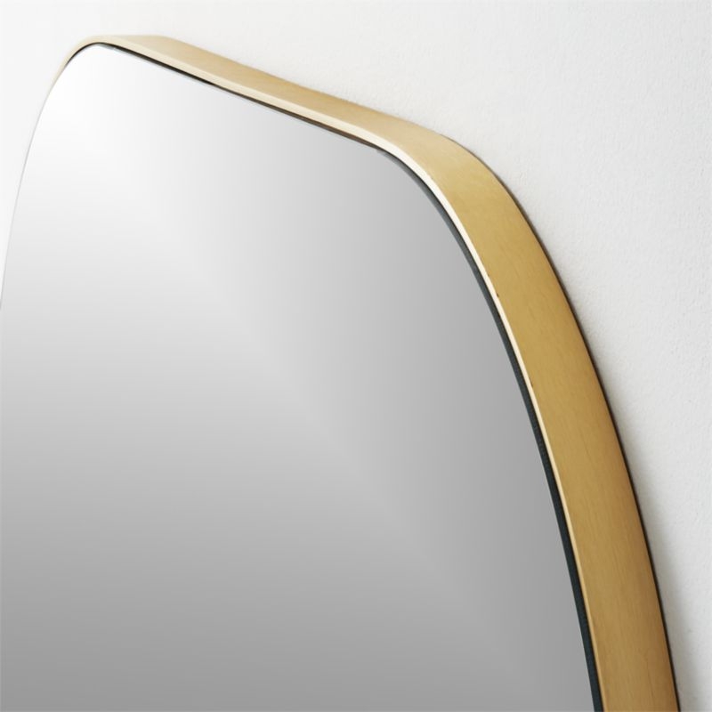 Infinity Brass Mantel Wall Mirror 42"x37" - Image 4