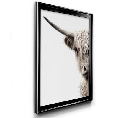 Highland Cattle by J Paul - Picture Frame Graphic Art Print on Canvas - Image 0