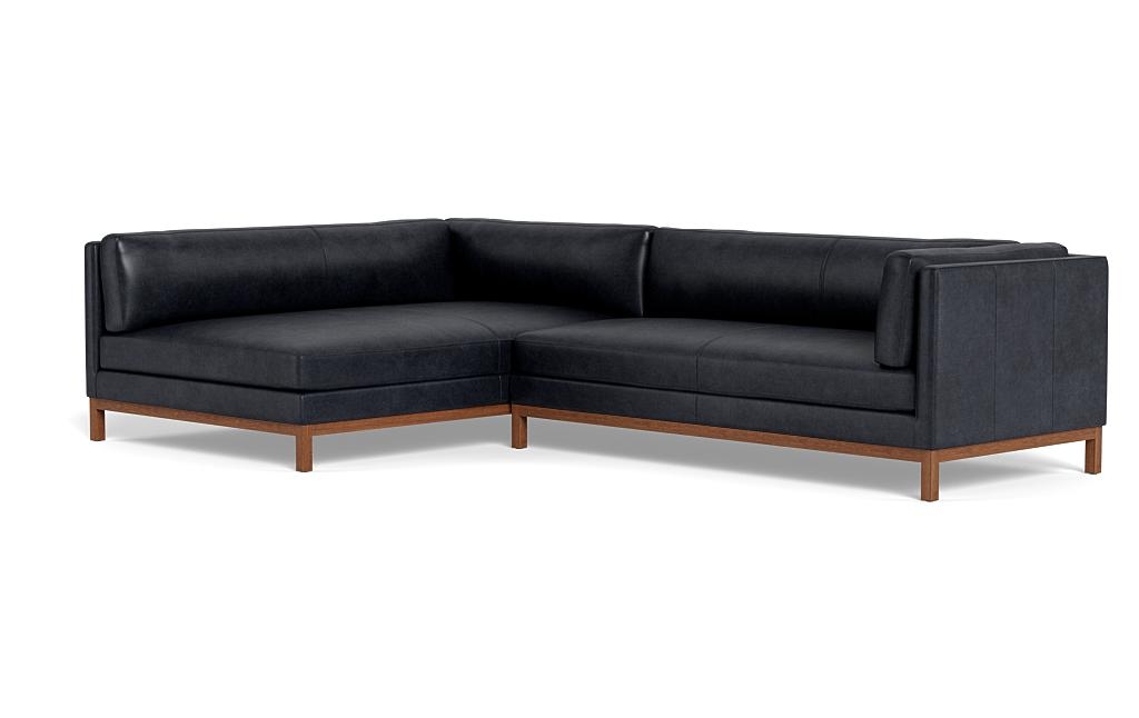 Jasper Leather Left Chaise Sectional - Image 2