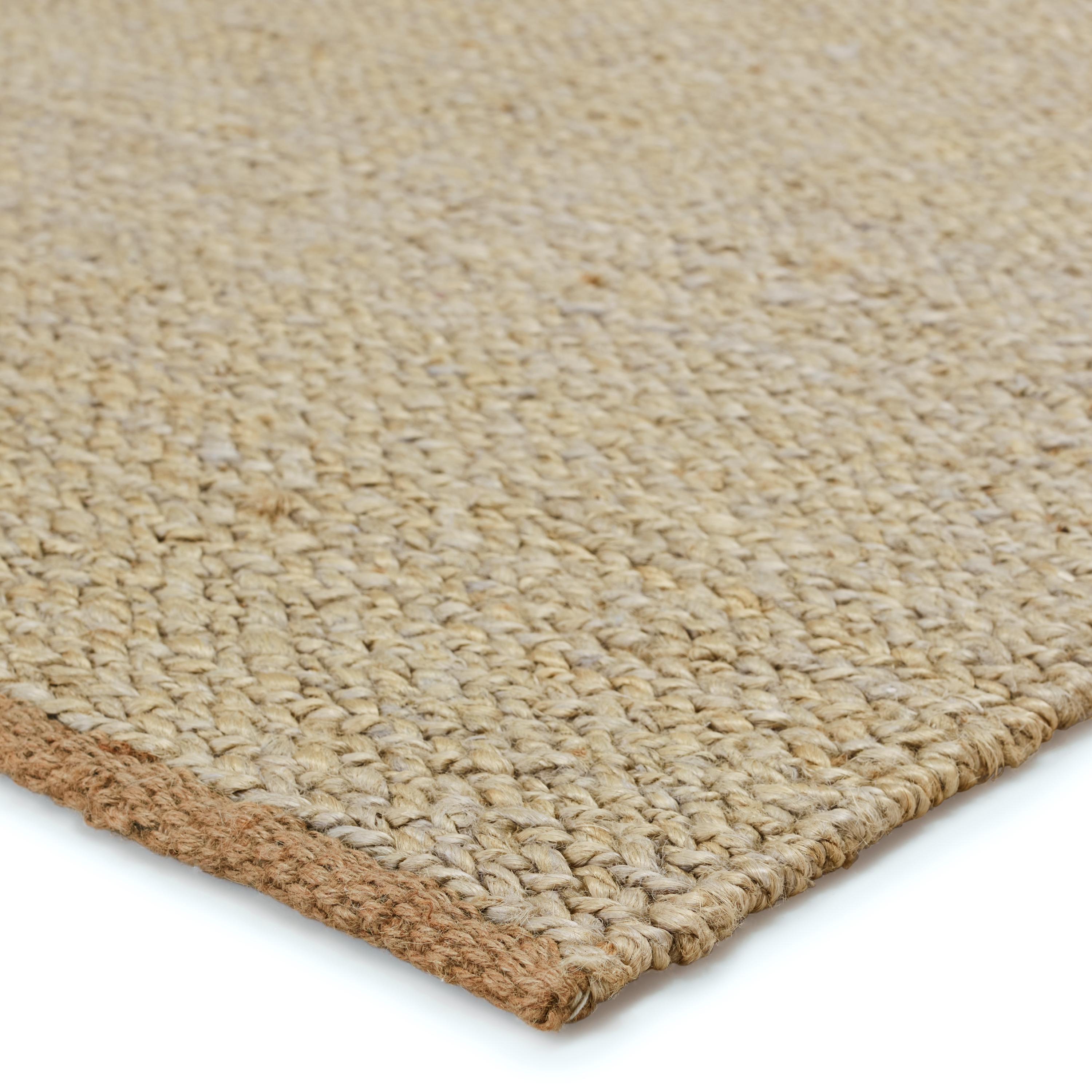 Murrel Handmade Solid Brown Area Rug (5'X8') - Image 1