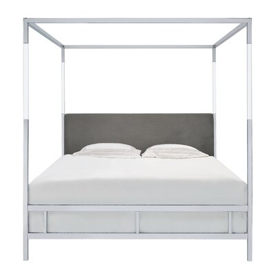 Bowdoin Upholstered Low Profile Canopy Bed - Image 0