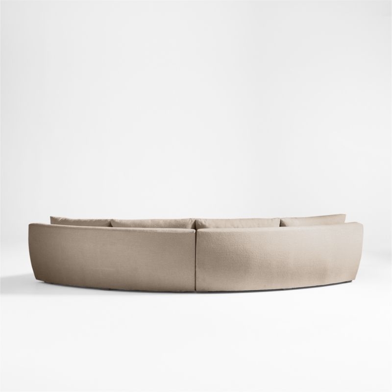 Sinuous 2-Piece Armless Sectional Sofa by Athena Calderone - Image 2