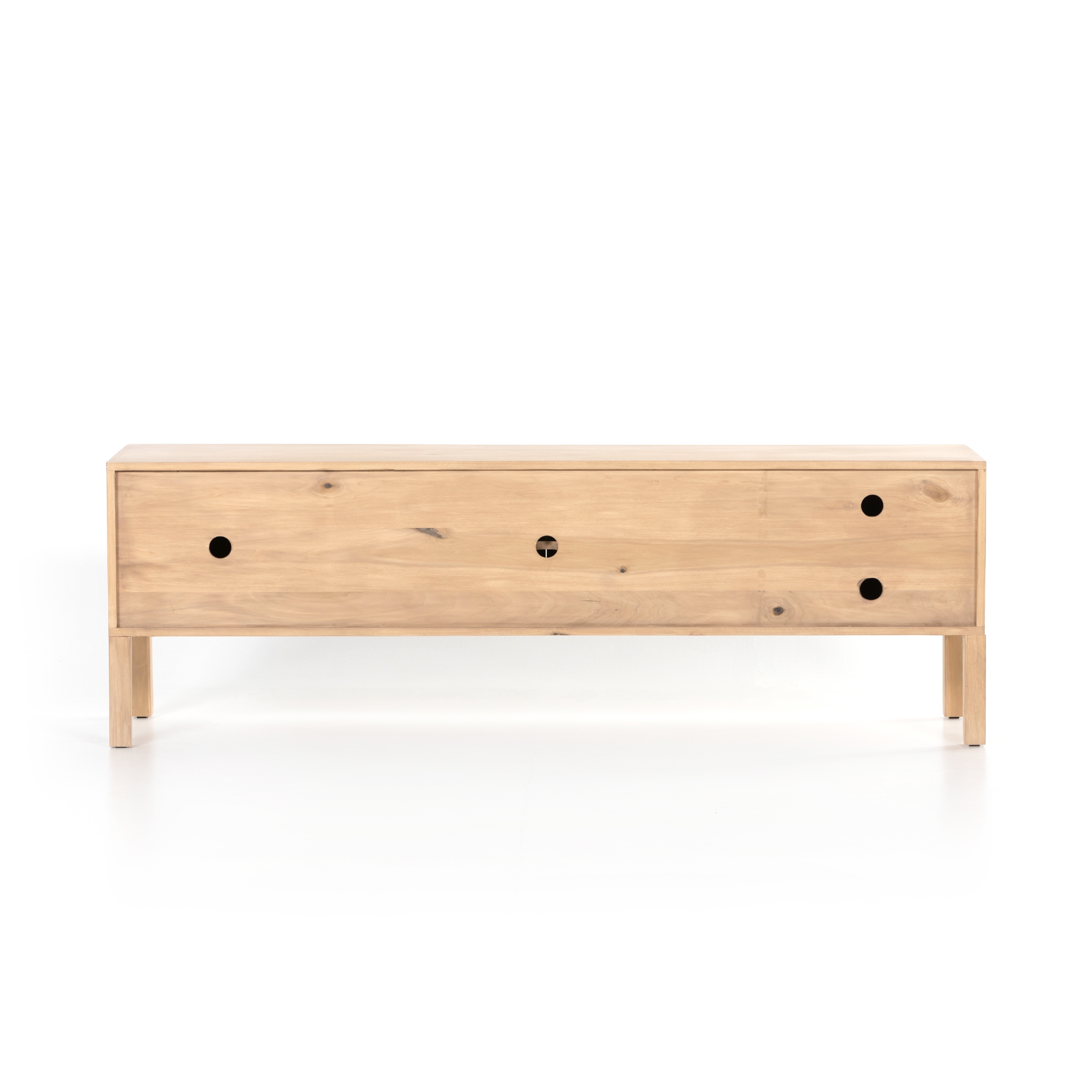 Isador Media Console-Dry Wash Poplar - Image 5