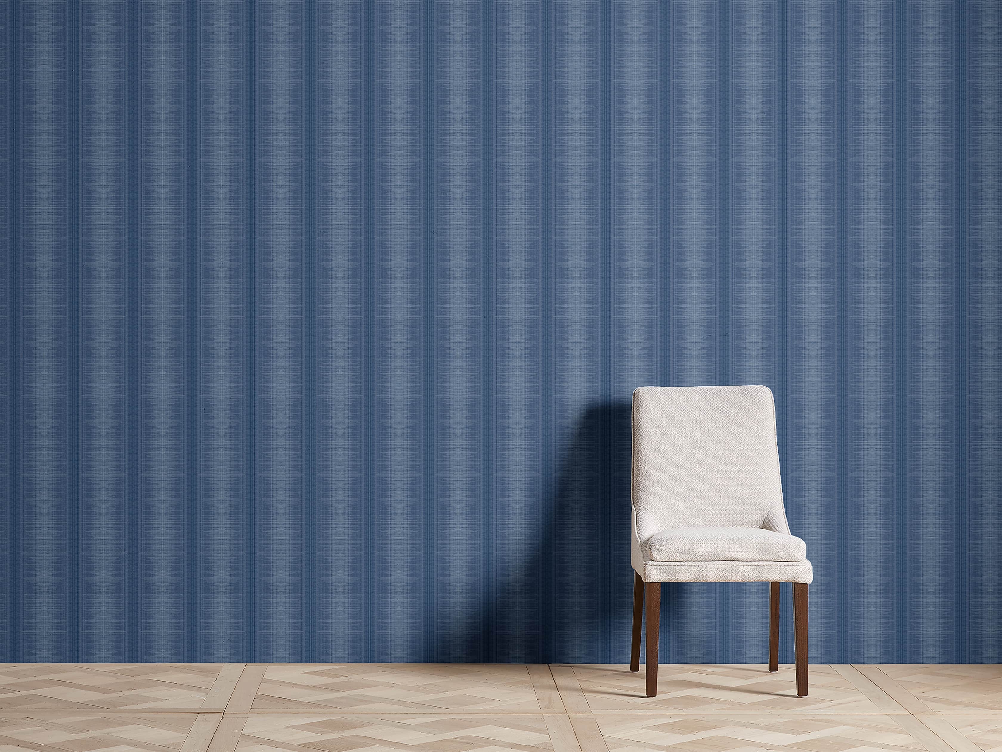 Ripley Wallpaper in Blue  Navy - Image 0