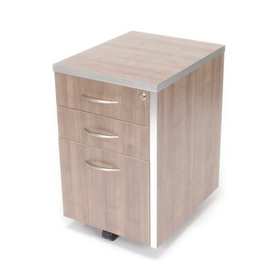 Compass 3 Drawer Mobile Vertical Filing Cabinet - Image 0