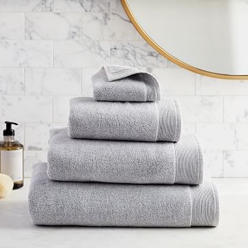 Organic Luxury Fibrosoft Towel Set, White, Set of 3 - Image 3