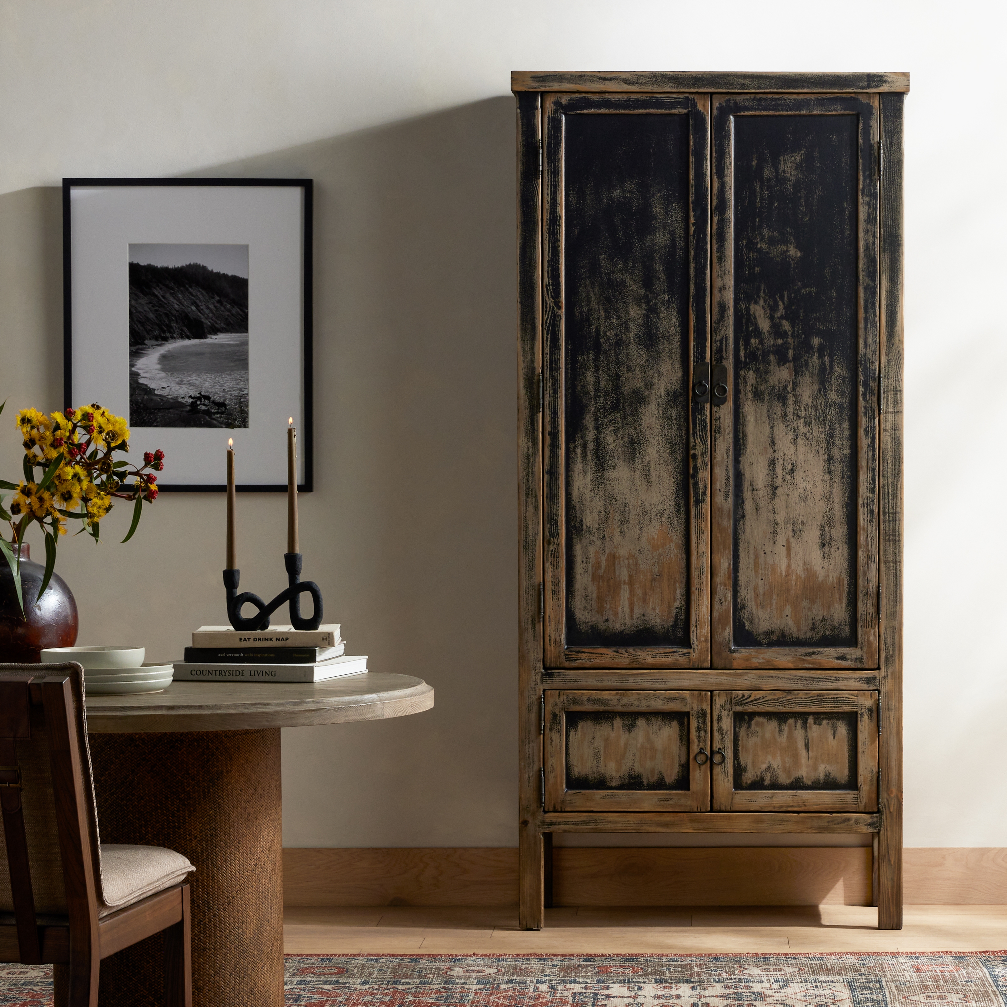Hitchens Cabinet - Worn Black - Image 14