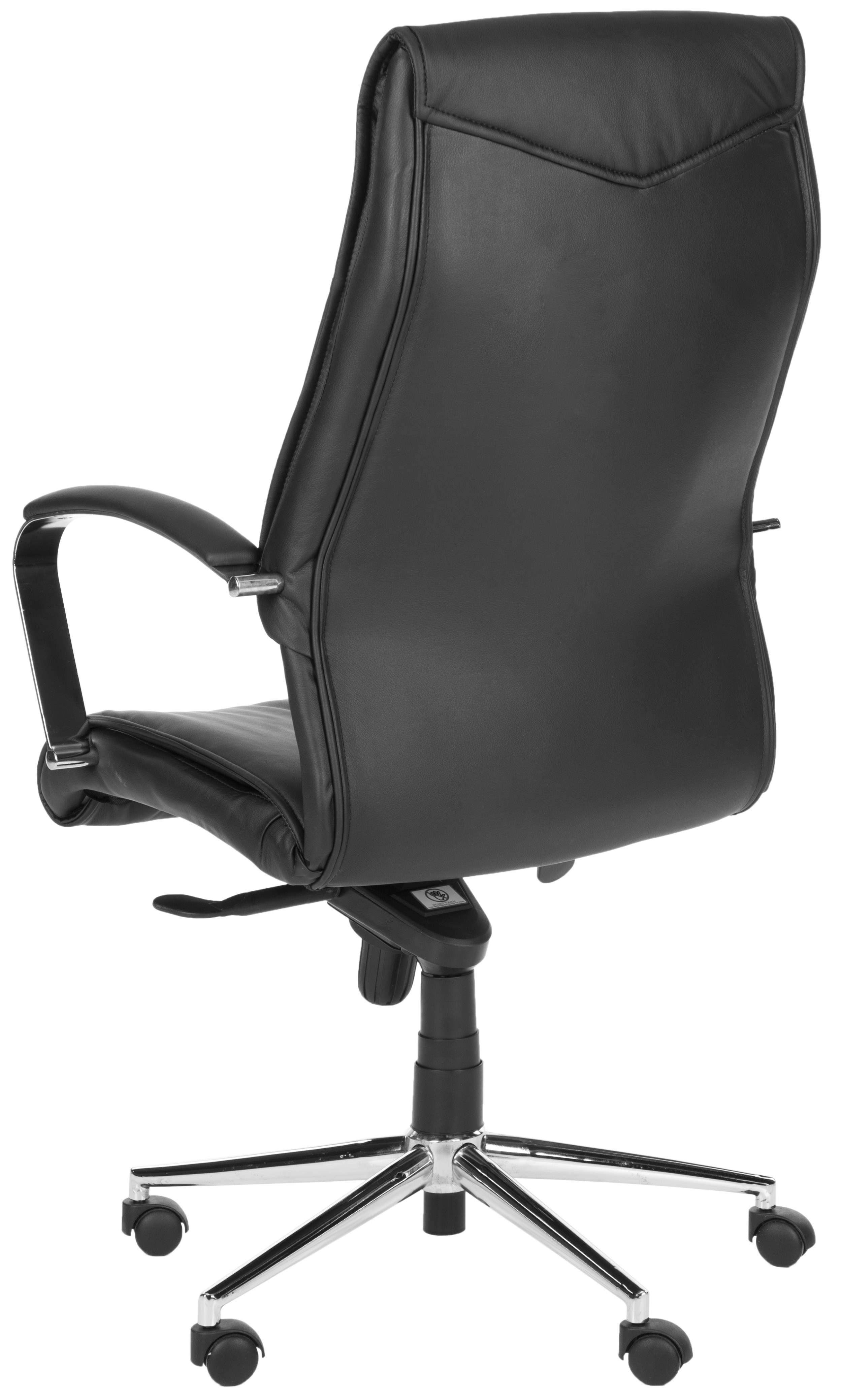 Fernando Desk Chair - Black/Silver - Safavieh - Image 1
