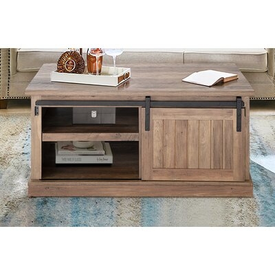 Armadeo Floor Shelf Coffee Table with Storage - Image 0