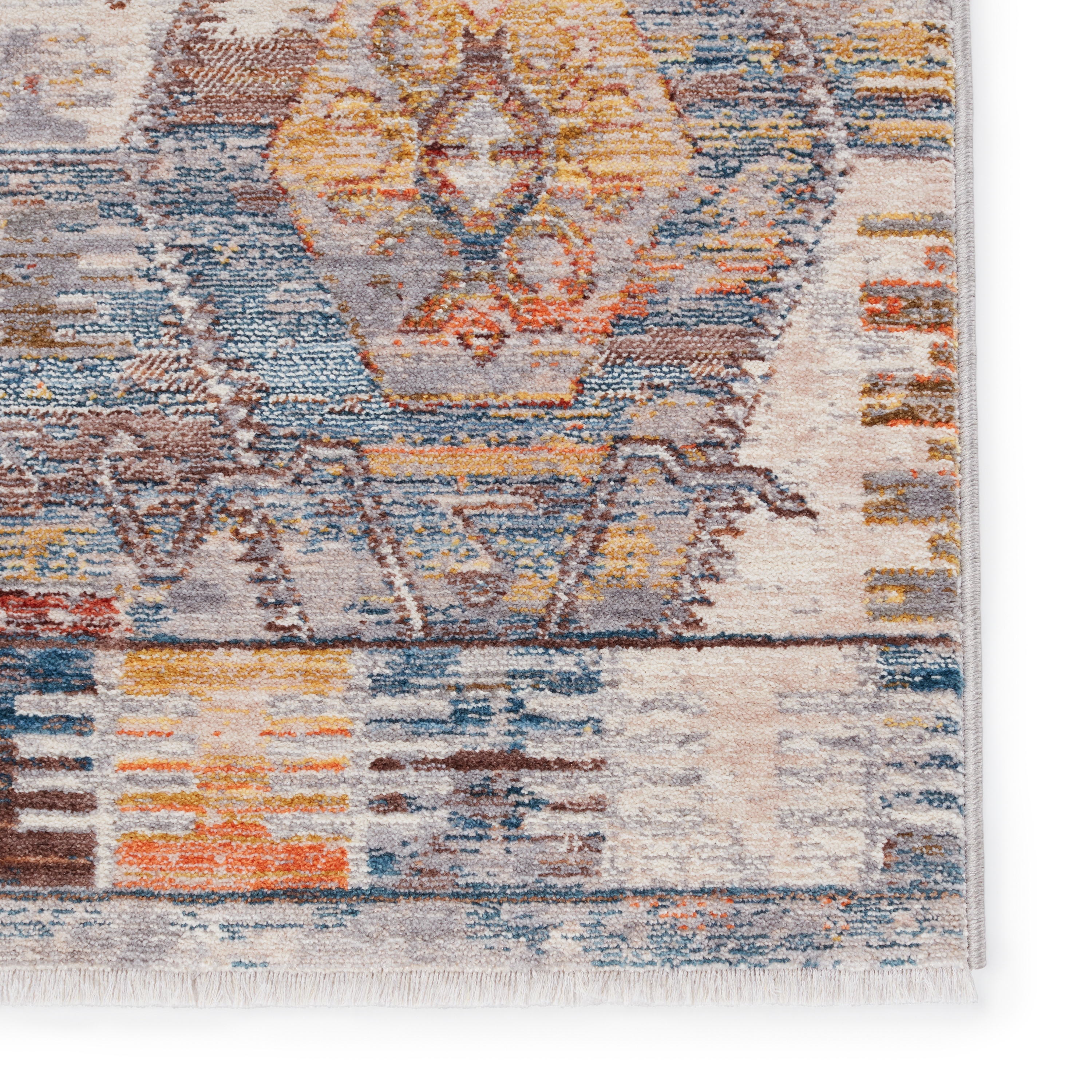 Vibe by Strata Medallion Multicolor/ Ivory Area Rug (9'3"X13'3") - Image 3