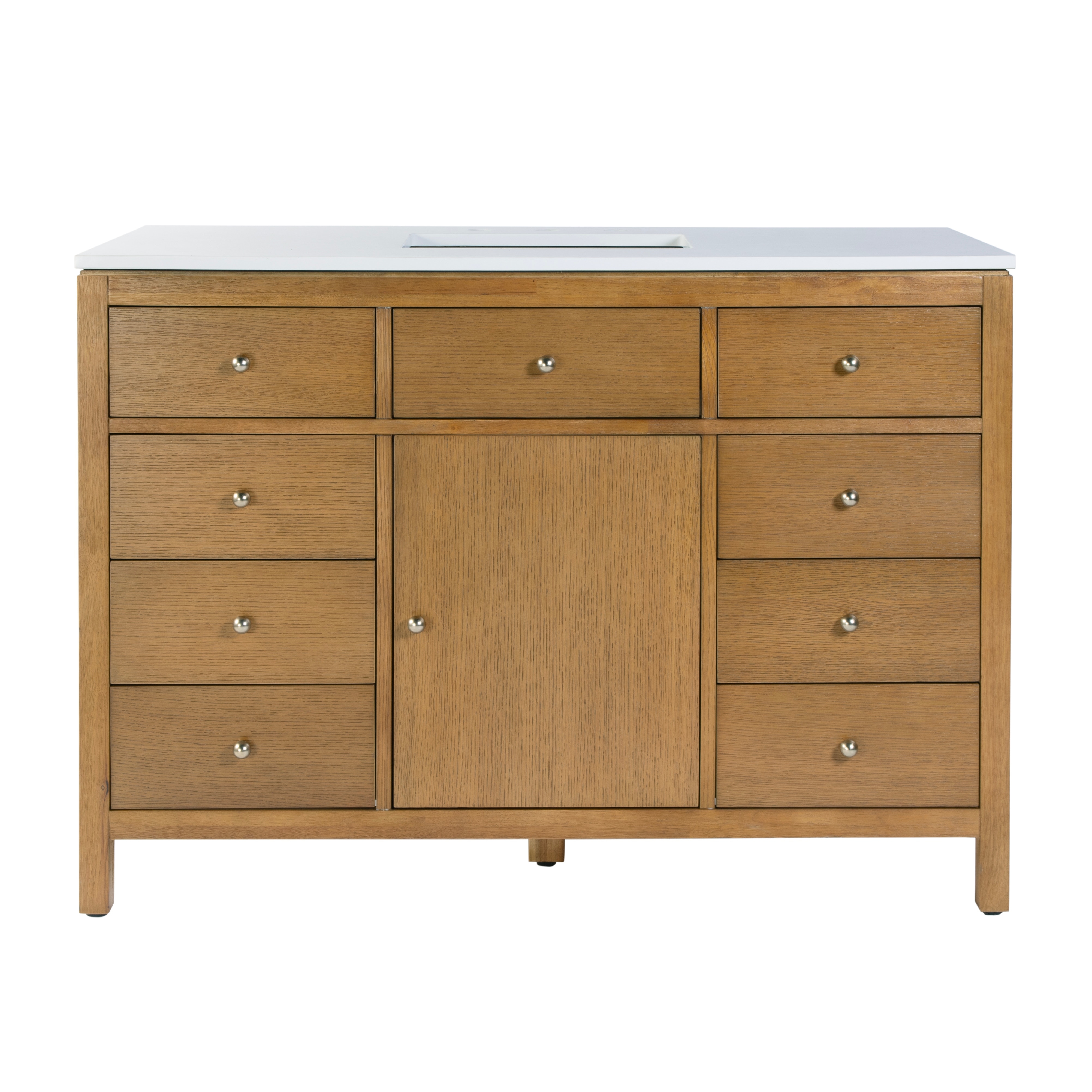 Nora Light Natural Bathroom Vanity - Image 2