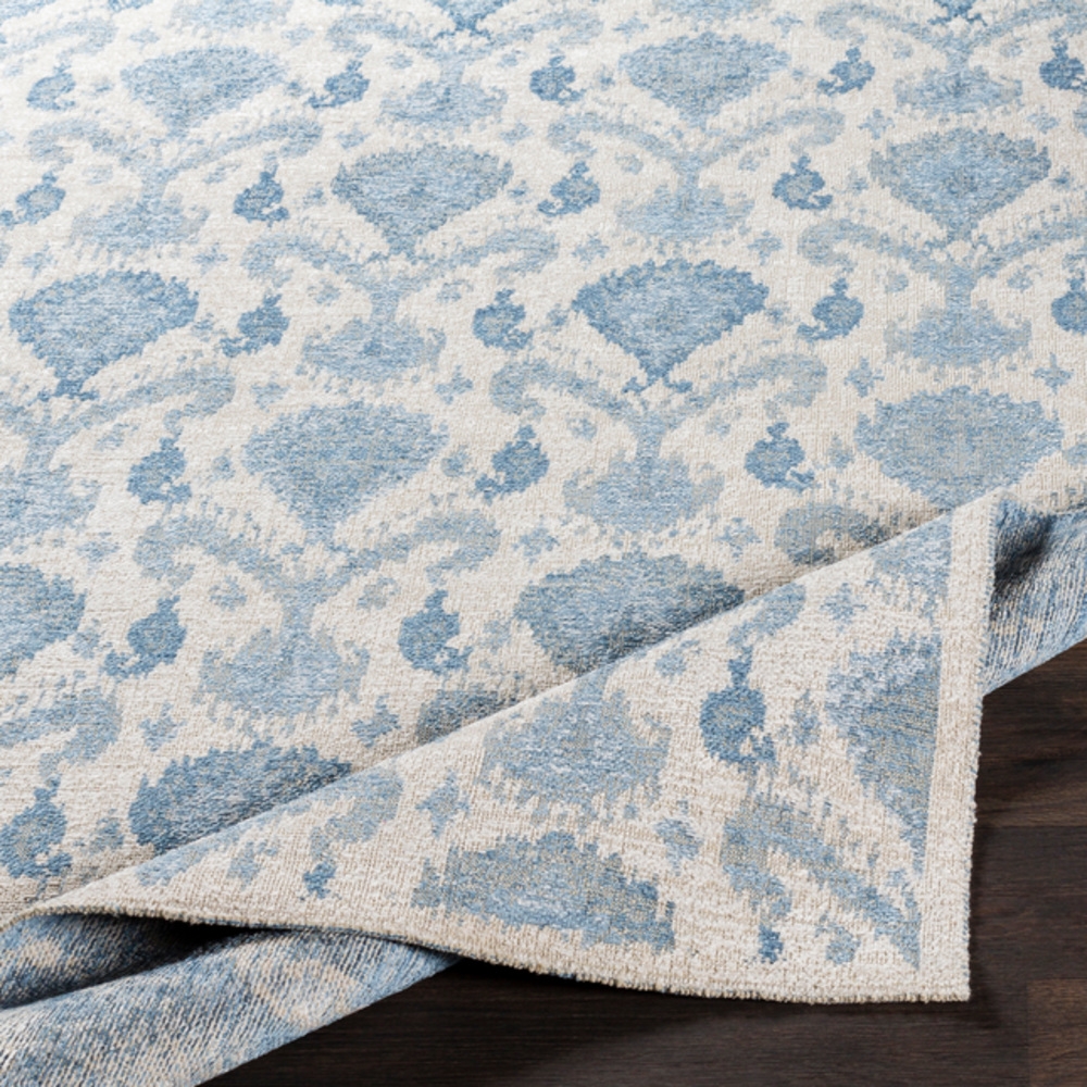 Kilim Blue Indoor 2'7" x 7'3" Machine Woven Rug - Image 4