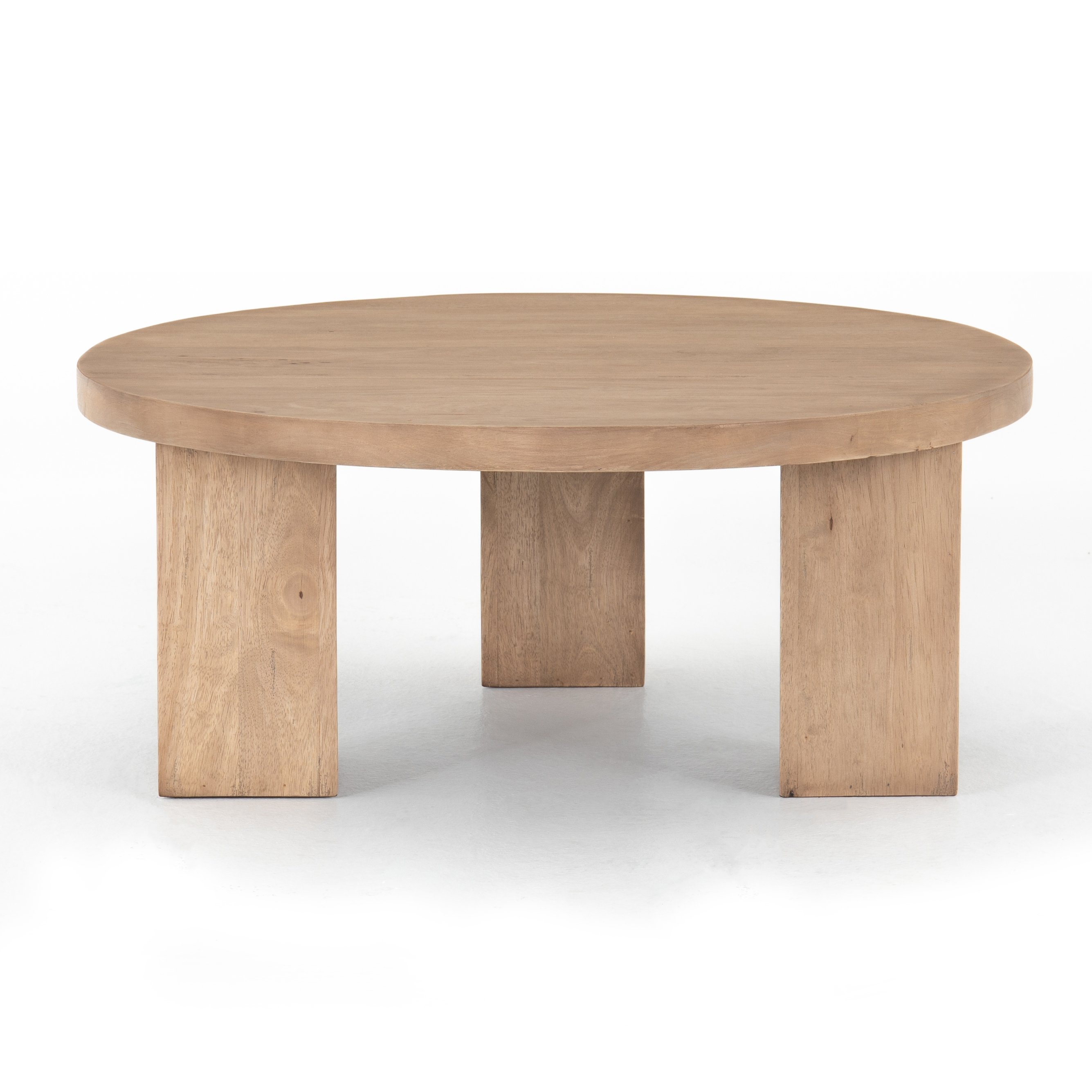 Mesa Round Coffee Table-Light Brushed - Image 3