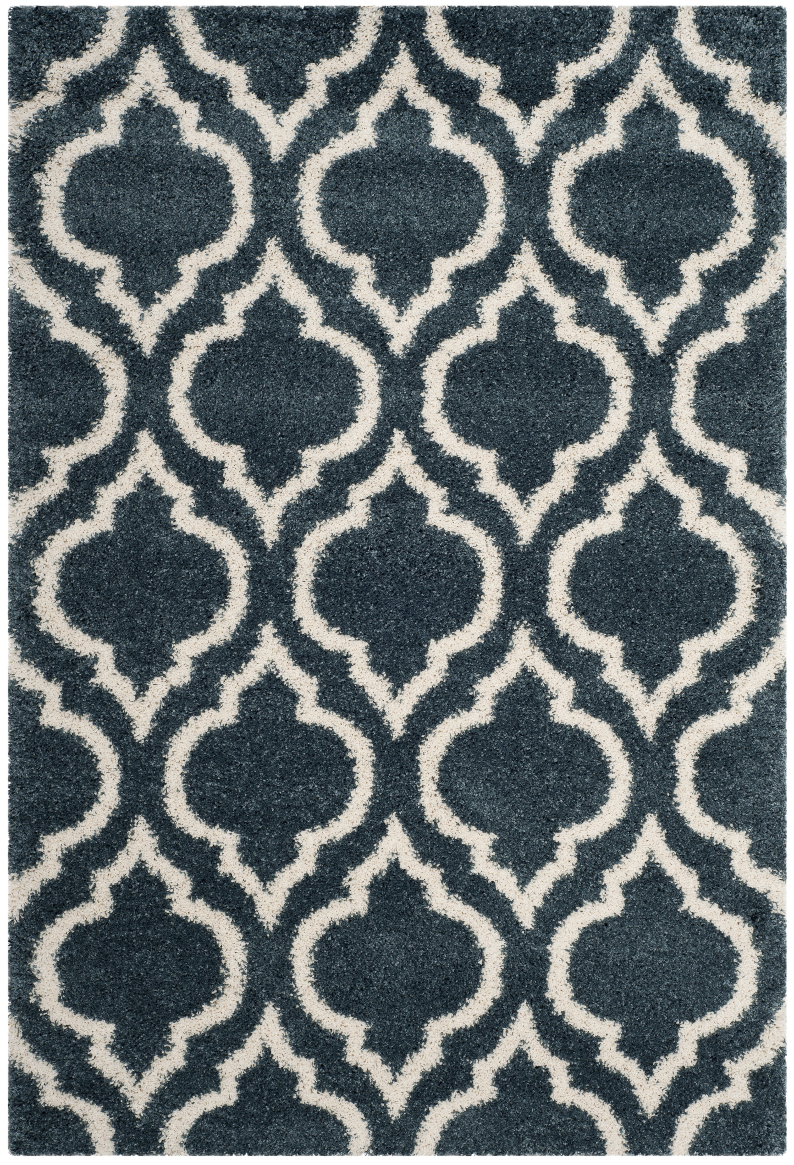 Arlo Home Woven Area Rug, SGH284L, Slate Blue/Ivory,  6' X 9' - Image 0