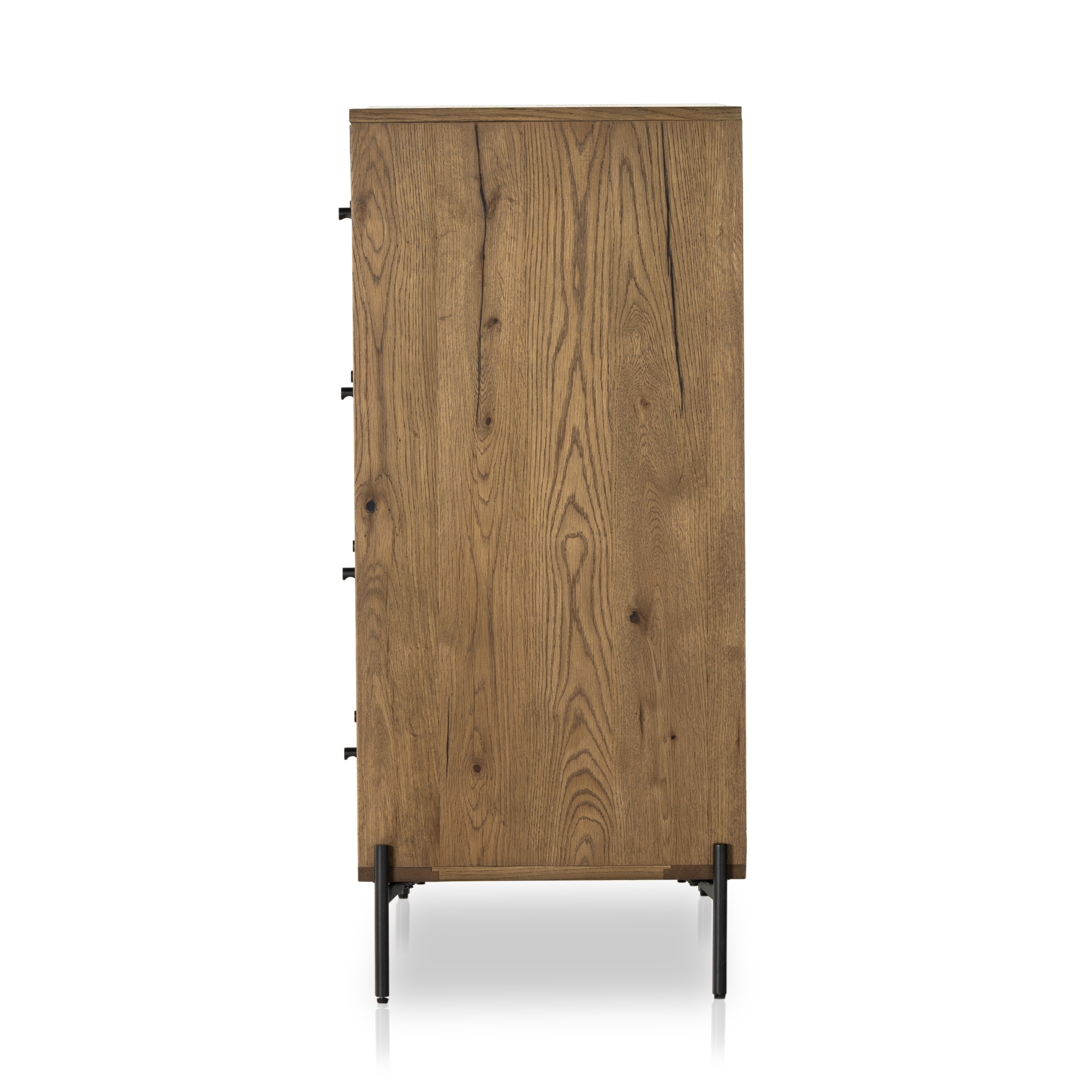 Eaton 5 Drawer Dresser-Amber Oak Resin - Image 5