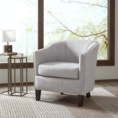 Stansbury 73.025Cm Wide Polyester Barrel Chair - Image 0