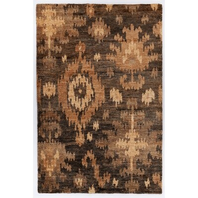 Fulkerson Hand-Knotted Brown Area Rug - Image 0