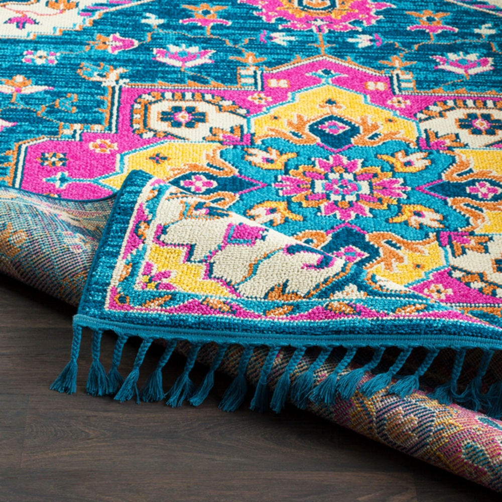 Love Blue Indoor 9'2" x 12'2" Machine Woven Rug - Image 4