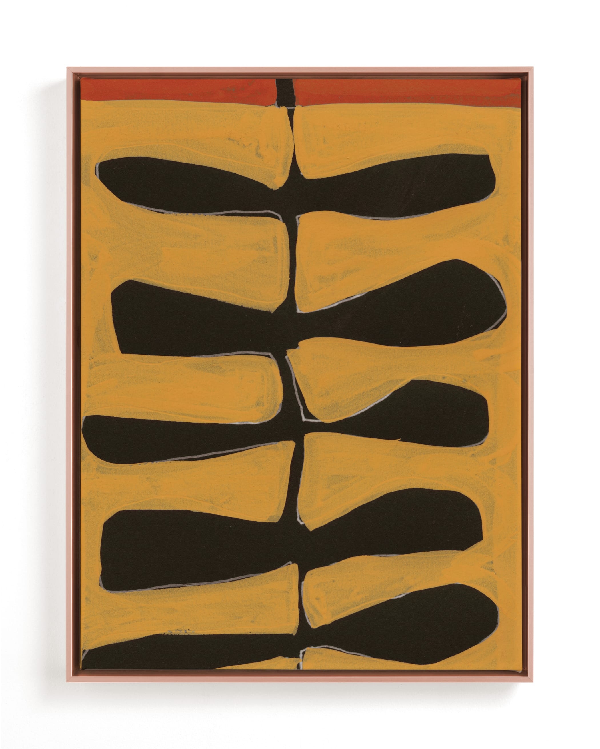 Leaves And A Stem Open Edition Fine Art Print - Image 0