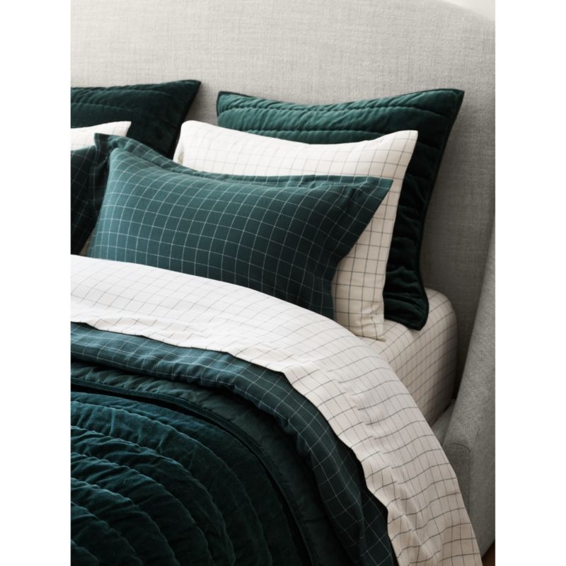 Lafayette 48" Mist Grey Upholstered Queen Headboard with Storage Bed Base - Image 2