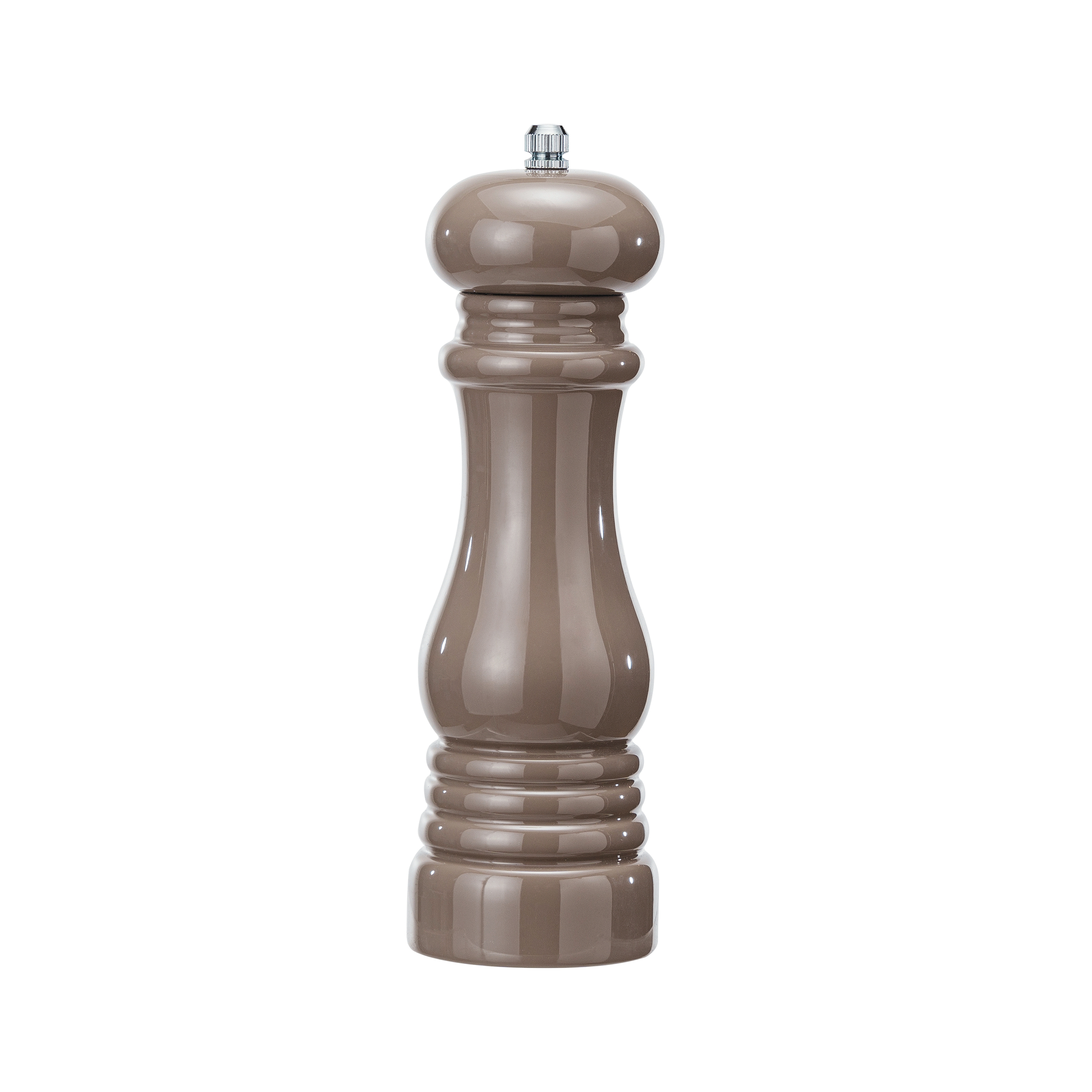 Rubberwood Elegance Pepper Mill, Grey - Image 0
