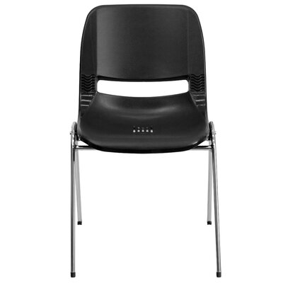 Oliverson Armless Ergonomic Shell Stackable Chair - Image 0