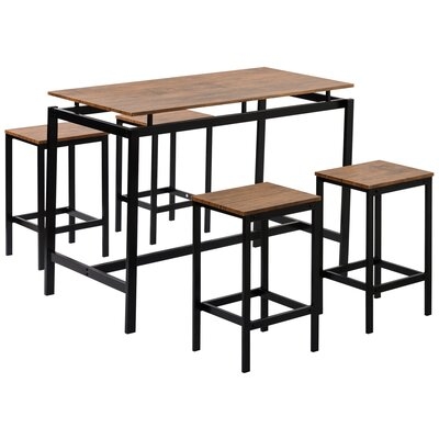 Hallette 5 - Piece Counter Height Dining Set - Image 0