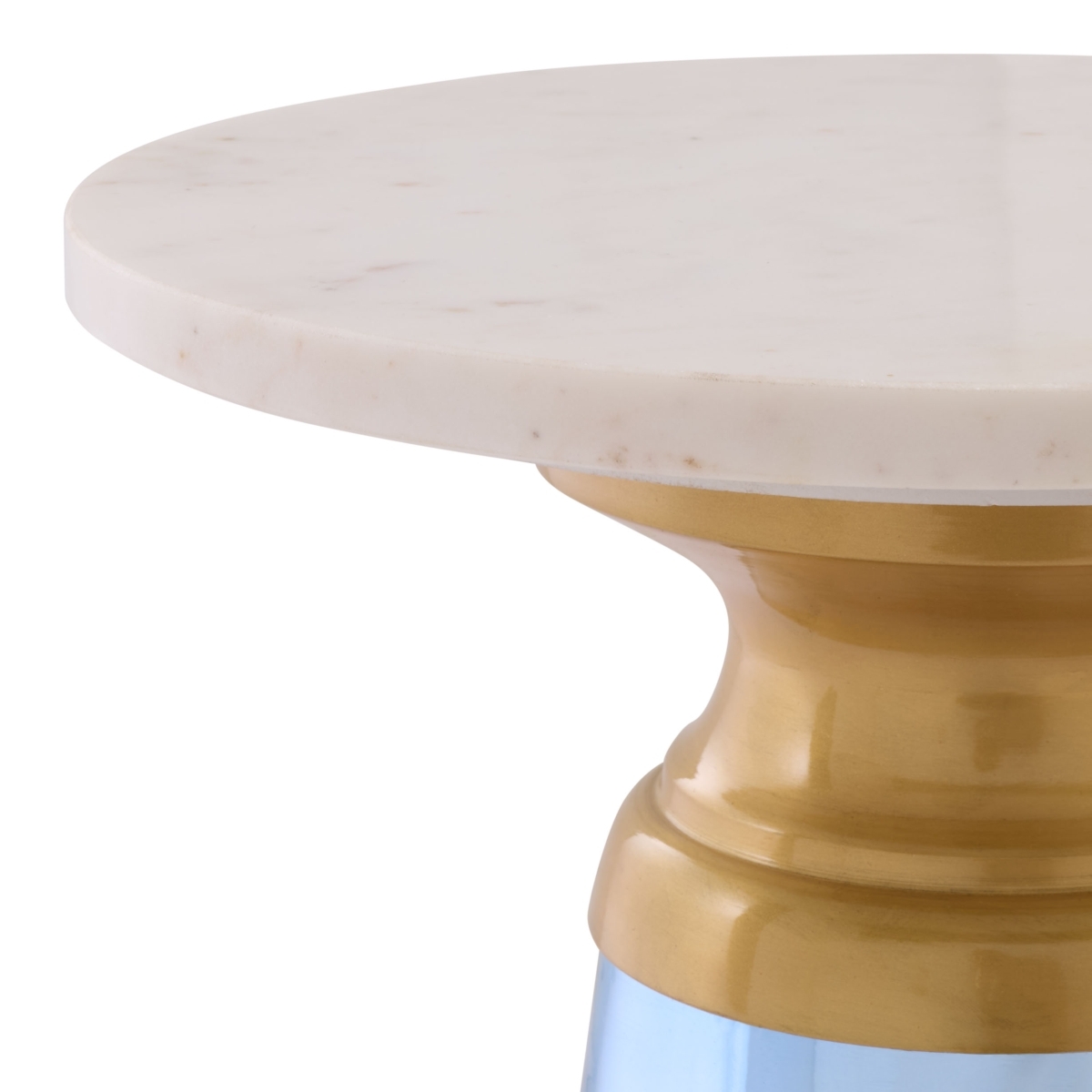 Guido Side Table - Blue / Natural - Image 2