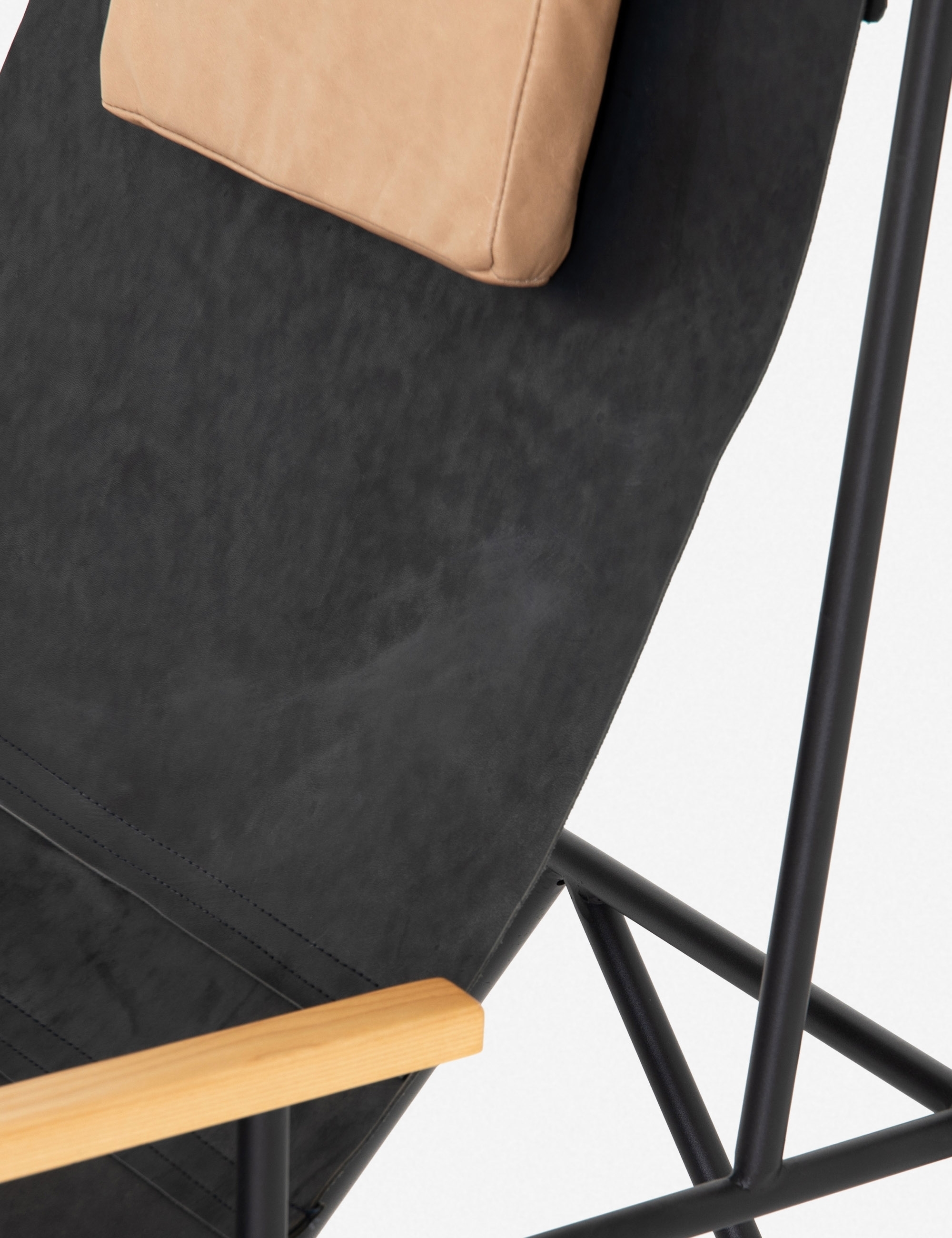 Cassie Sling Chair, Ebony Natural - Image 1